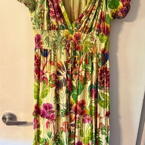 Floral Multicolor Maxi Dress